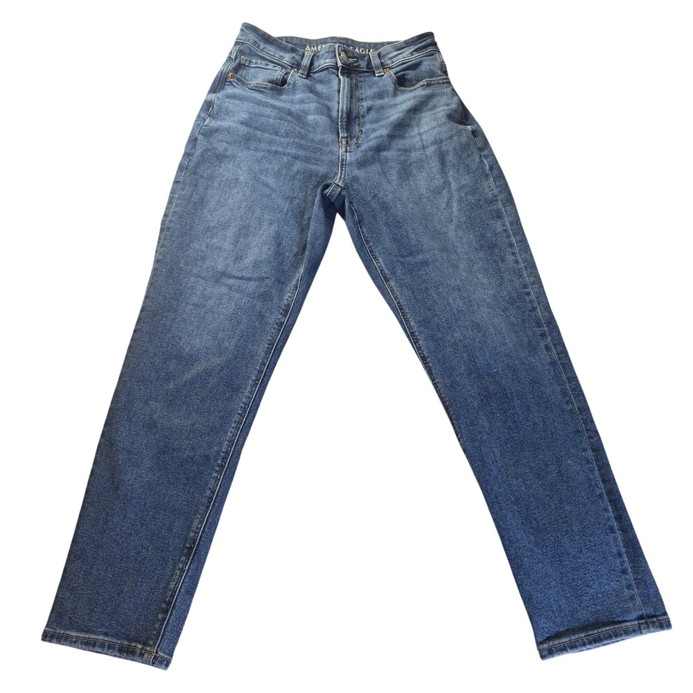 American Eagle Mom Jean‎ 4134344915 Womens Size 6 Regular Blue Jeans